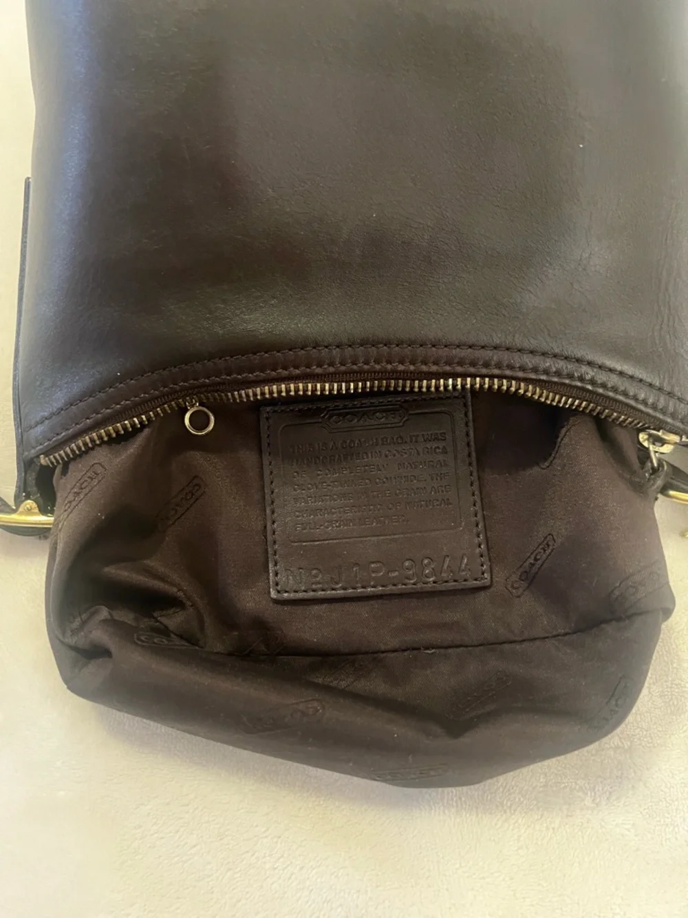 🩷 Coach Vintage Legacy West Demi Pouch Hobo Baguette Swing Bag
Mahogany9844🩷 - Picture 5 of 16